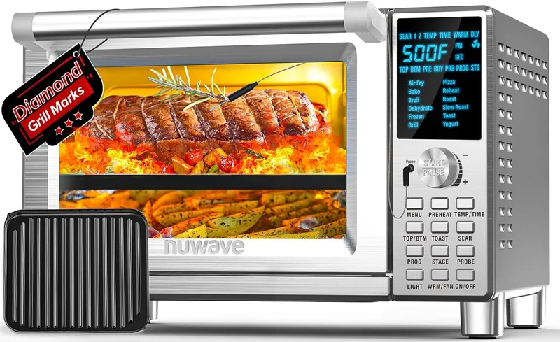 Nuwave Bravo XL 30QT Smart Air Fryer Oven - Rank 5 in Best Cuisinart Air Fryer of 2025