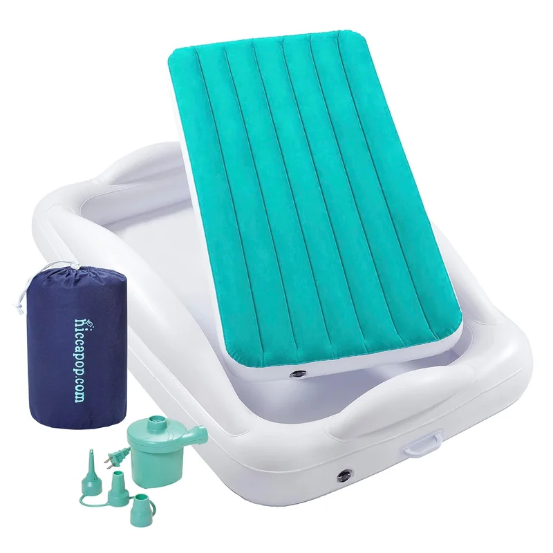 hiccapop Inflatable Toddler Travel Bed - Rank 5 in Best Portable Toddler Beds of 2025