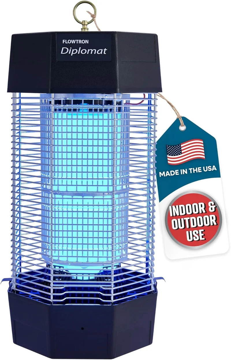 Flowtron Fly & Mosquito Control, Indoor/Outdoor, 2000 sq.ft & 2 Acre, 120W UV Light - Rank 5 in Best Bug Zapper Outdoor of 2025