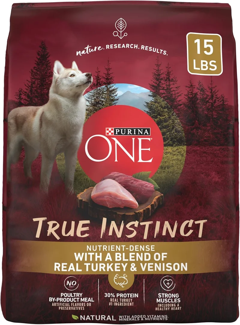 Purina ONE True Instinct Turkey and Venison Dog Food - Rank 10 in Best Dog Food of 2025