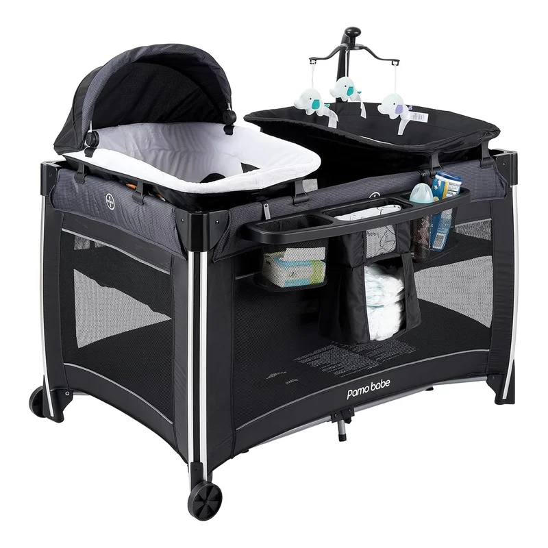 Pamo Babe 4-in-1 Portable Baby Playard - Rank 9 in Best Baby Bassinet of 2025