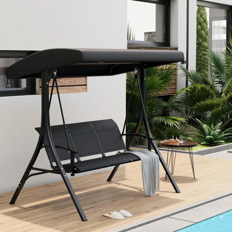 GAOMON 3-Seat Patio Swing Chair - Rank 4 in Best Outdoor Swing of 2025