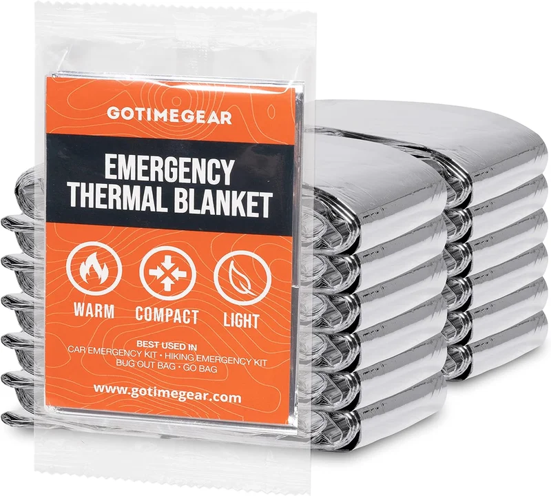 Go Time Gear Emergency Survival Blankets - Rank 6 in Best Emergency Blanket of 2025