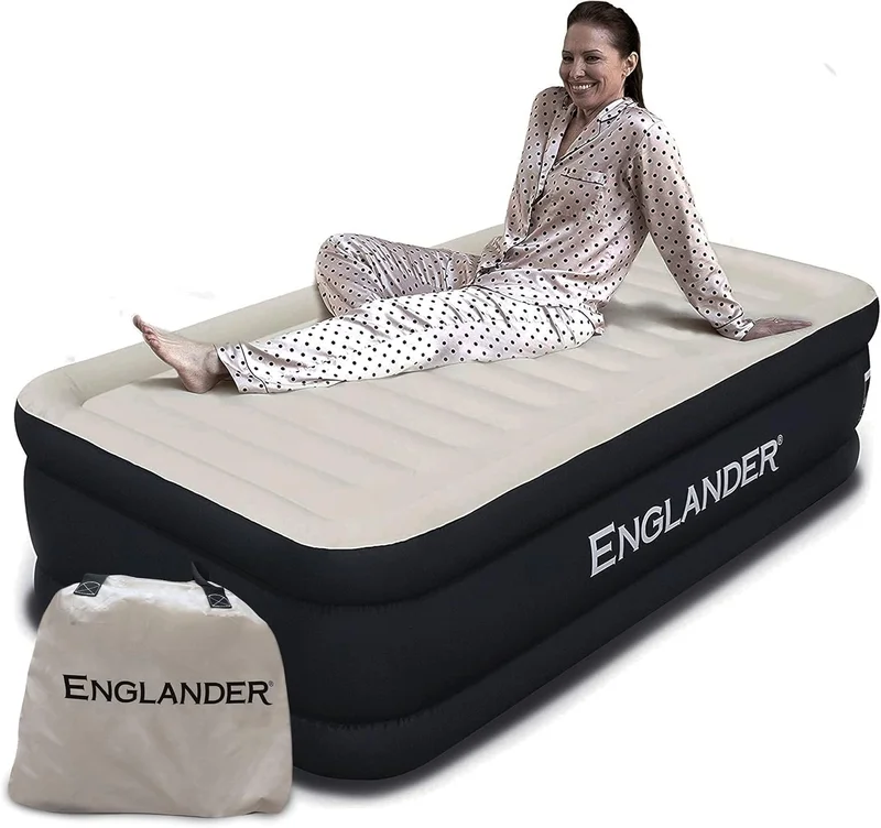 Englander Luxury Air Mattress with Built-in Pump Twin - Rank 8 in Best Air Mattress of 2025
