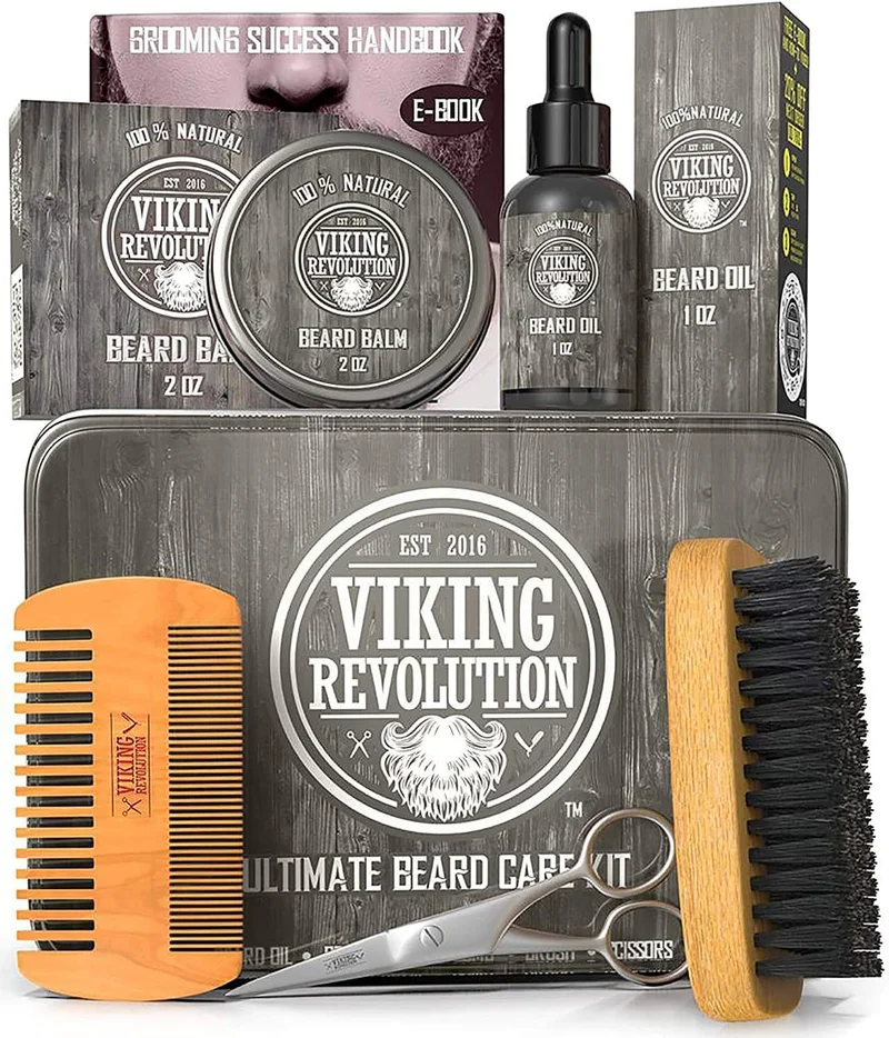 Viking Revolution Beard Care Kit for Men - Rank 6 in Best Beard Balm of 2025