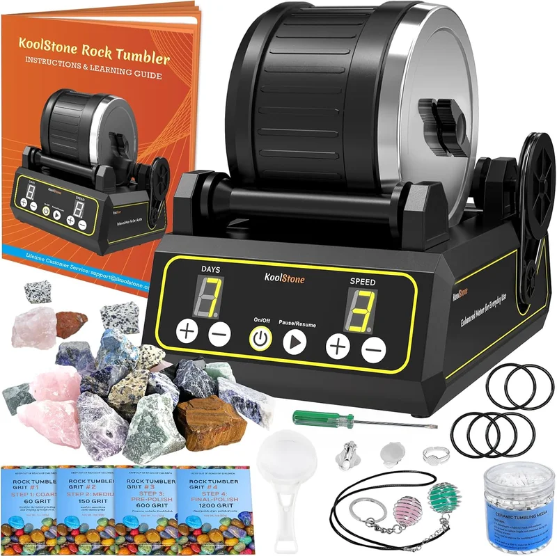 KoolStone C1 Rock Tumbler Kit - Rank 3 in Best Rock Tumblers of 2025