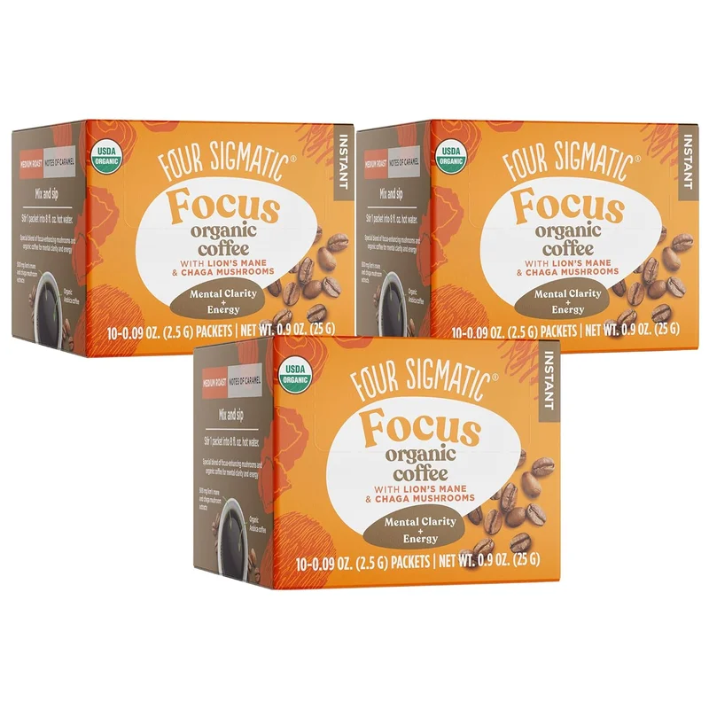 Four Sigmatic Mushroom Coffee Mix Lion's Mane - Rank 10 in Best Mushroom Coffee of 2025