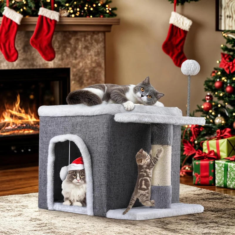 YITAHOME Cat Bed House with Sisal Post - Rank 2 in Best Cat Cave of 2025