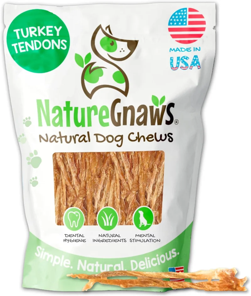 Nature Gnaws Turkey Tendons for Dogs - Rank 2 in Best Dog Treat of 2025