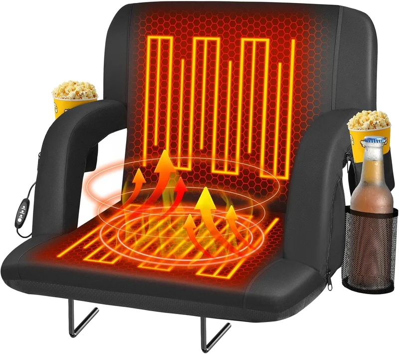 Seeutek Heated Stadium Seat with Back Support - Rank 7 in Best Heated Stadium Seat of 2025