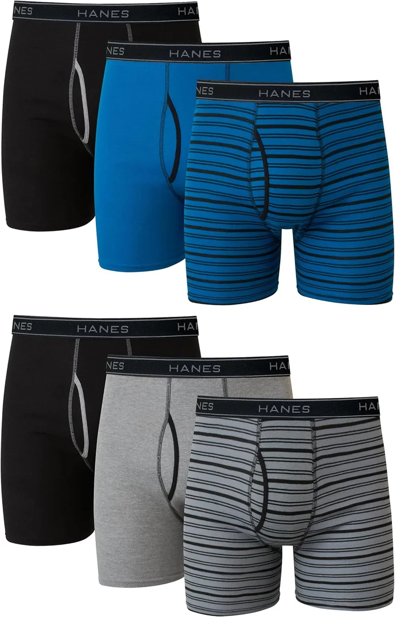 Hanes Men's Cool Dri Briefs, 6 Pack - Rank 4 in Best Long Underwear For Men of 2025