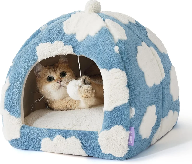 Lesure Cat Cave Bed with Cushion - Rank 7 in Best Cat Cave of 2025