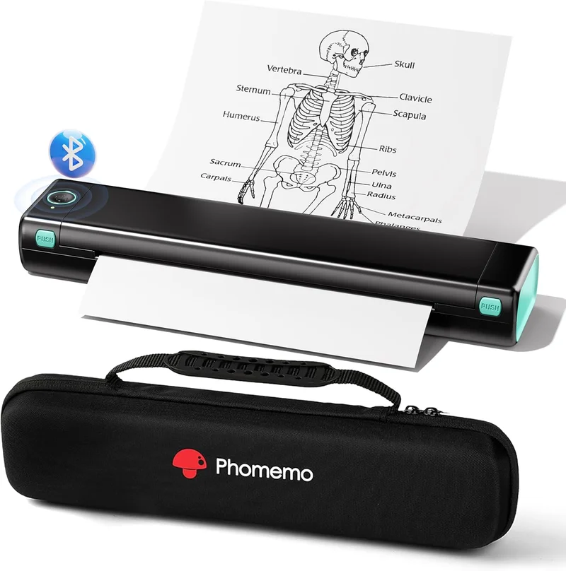 Phomemo Portable Thermal Printer with Case - Rank 10 in Best Thermal Printer of 2025
