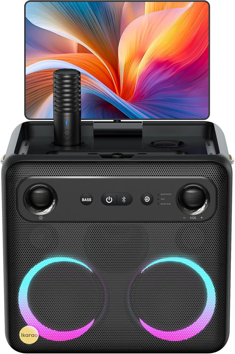 Ikarao Smart Karaoke Machine with Screen - Rank 1 in Karaoke Machines With Screen