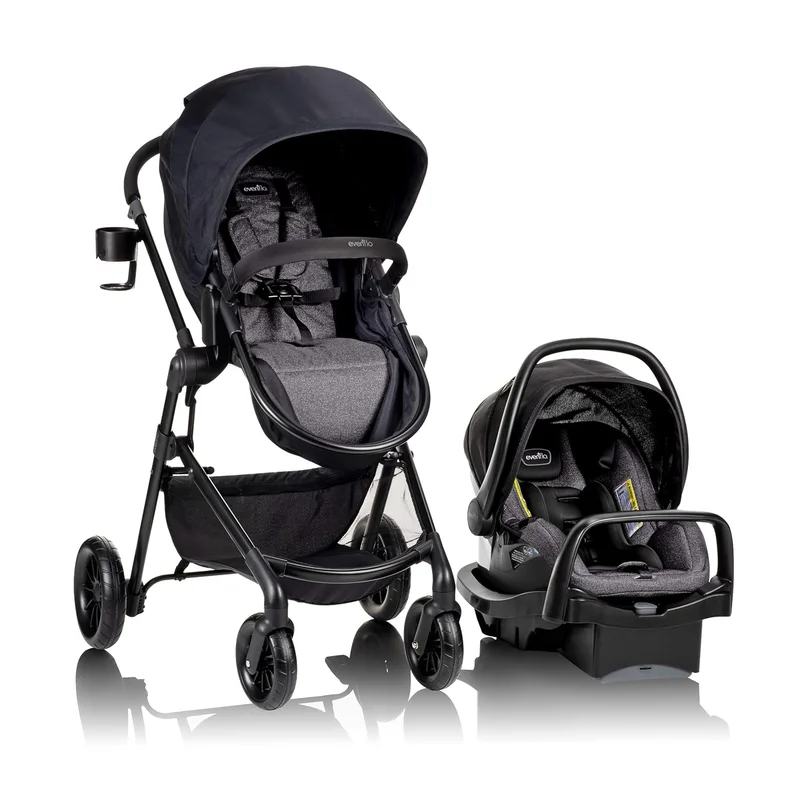 Evenflo Pivot Modular Travel System (Casual Gray) - Rank 7 in Best Stroller Carseat Combo of 2025