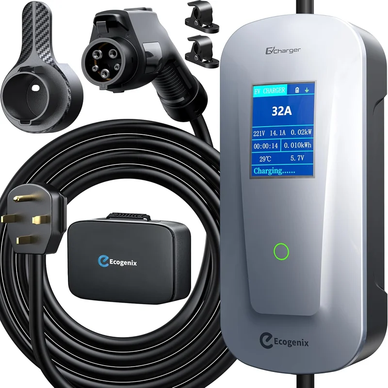Ecogenix 2025 Level 2 EV Charger - Rank 10 in Best Ev Home Charger Level 2 of 2025