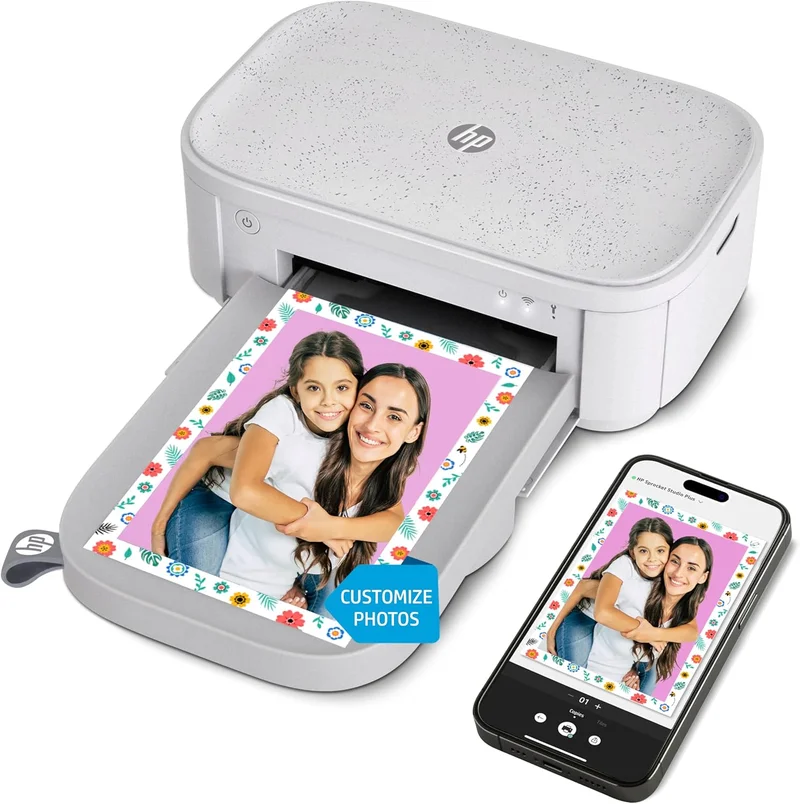 HP Sprocket Studio Plus Wireless Photo Printer - Rank 8 in Best Iphone Photo Printer of 2025