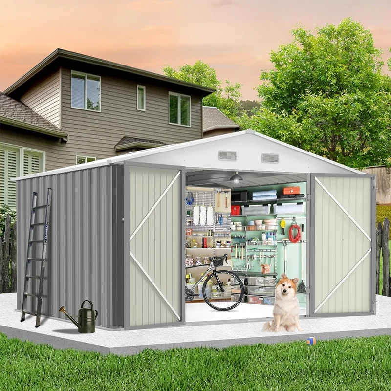 GarveeLife Outdoor Storage Shed 10x12 Ft - Rank 4 in Best Shed 10x12 of 2025