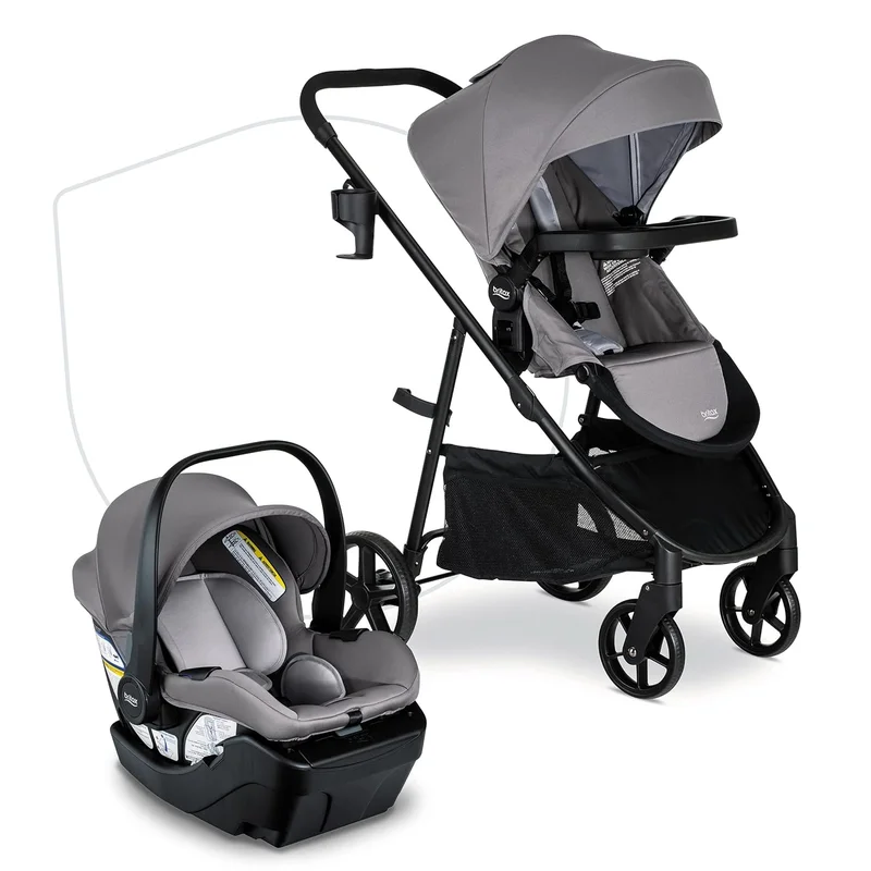 Britax Willow Brook Travel System Graphite Glacier - Rank 6 in Best Maxi Cosi Travel System of 2025