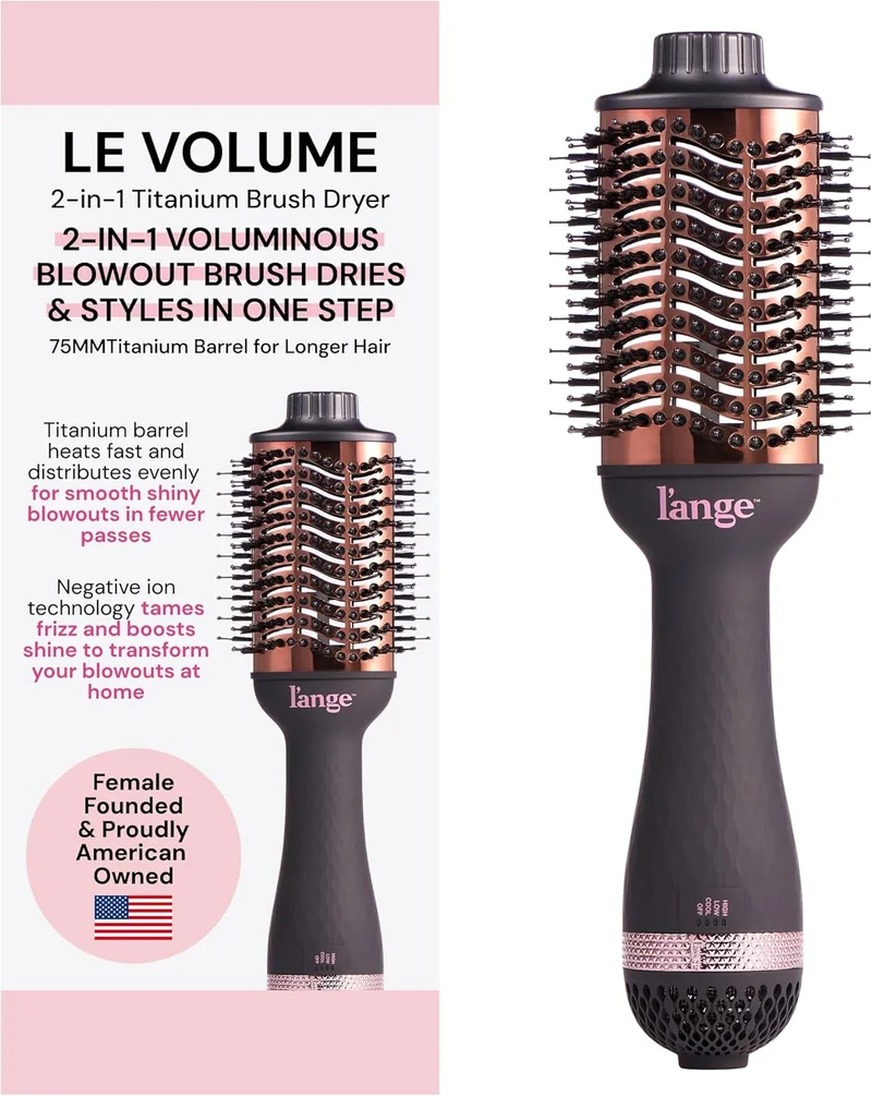 L'ANGE HAIR Le Volume Blow Dryer Brush - Rank 7 in Best Lange Le Duo of 2025