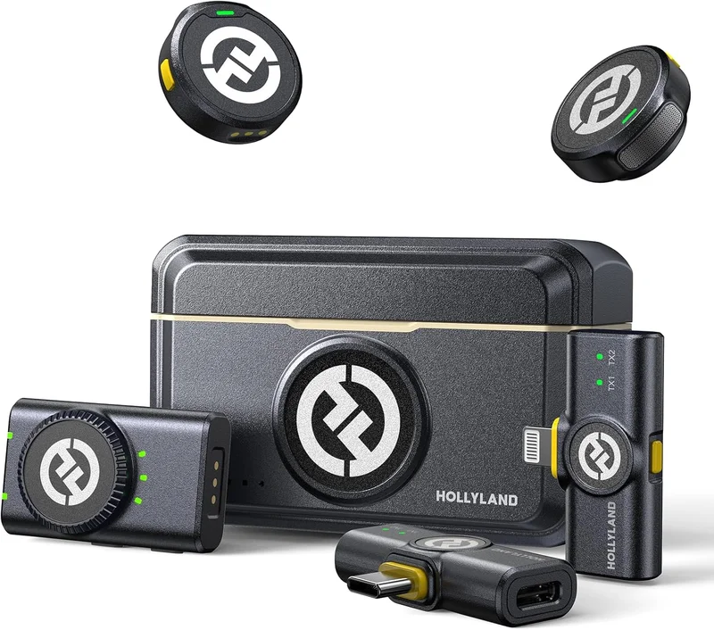 Hollyland Lark M2 Wireless Lavalier Microphone - Rank 4 in Best Microphone For Streaming of 2025