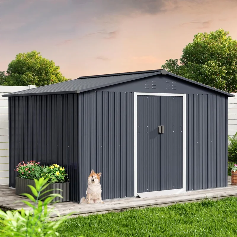 Garvee 10x12 Metal Outdoor Storage Shed - Rank 2 in Best Shed 10x12 of 2025