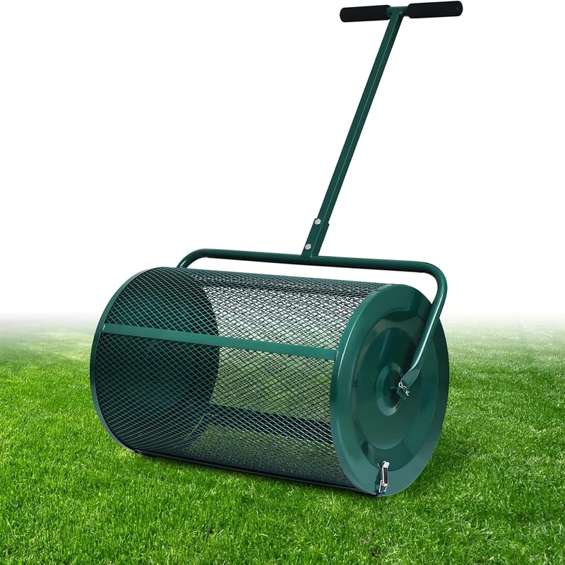 Gbekery 24-Inch Heavy-Duty Lawn Spreader - Rank 4 in Best Compost Spreader of 2025