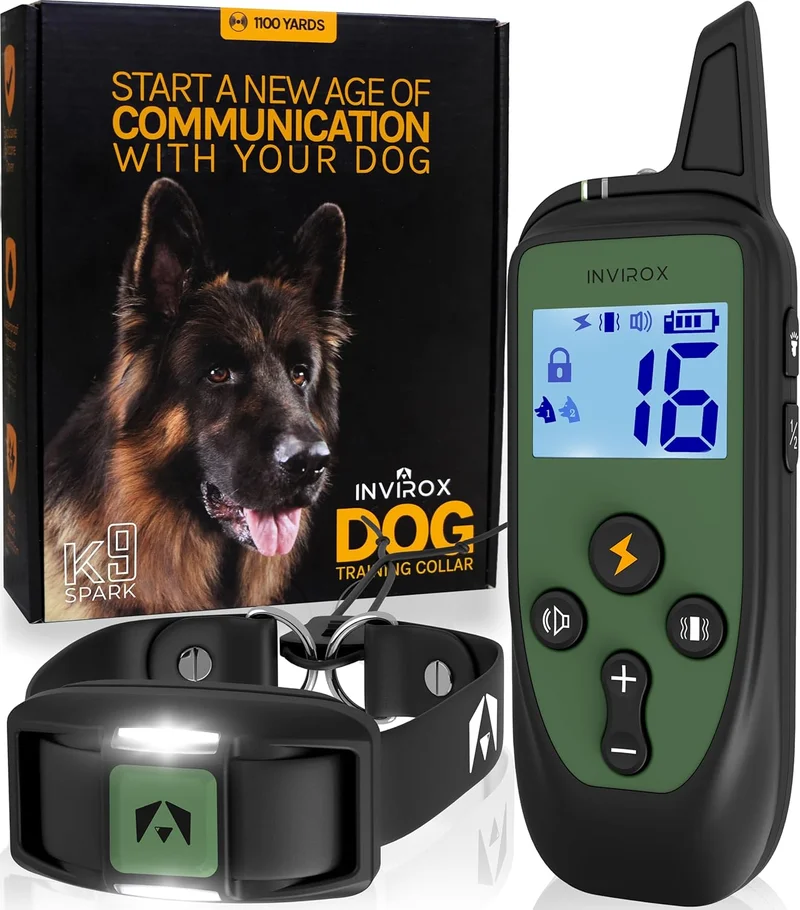 INVIROX Shock Collar for Dogs Spark K9 - Rank 8 in Best Dog Shock Collar of 2025
