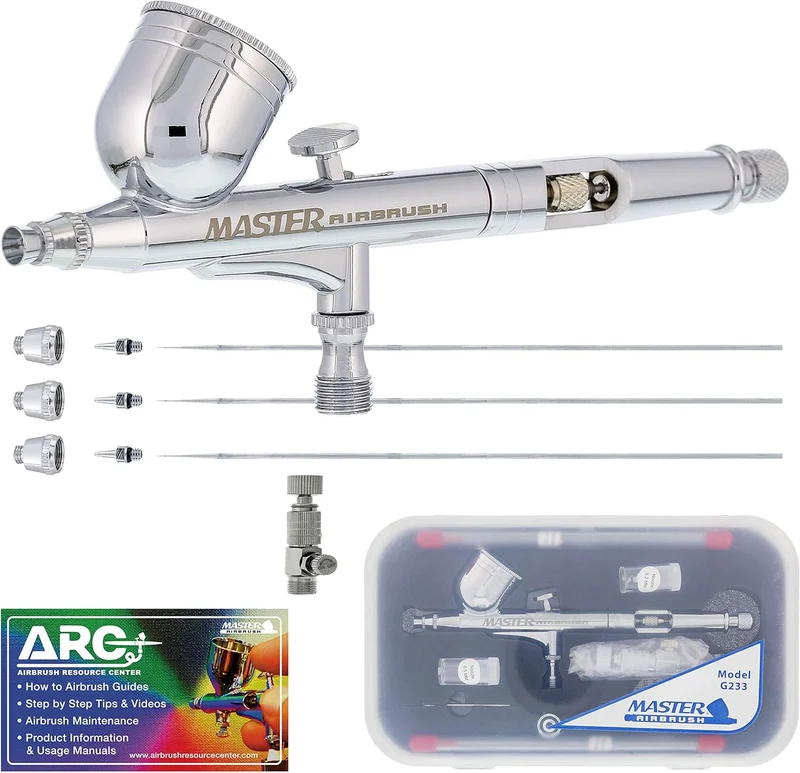 Master Airbrush G233 Pro Dual-Action Set - Rank 4 in Best Airbrush of 2025