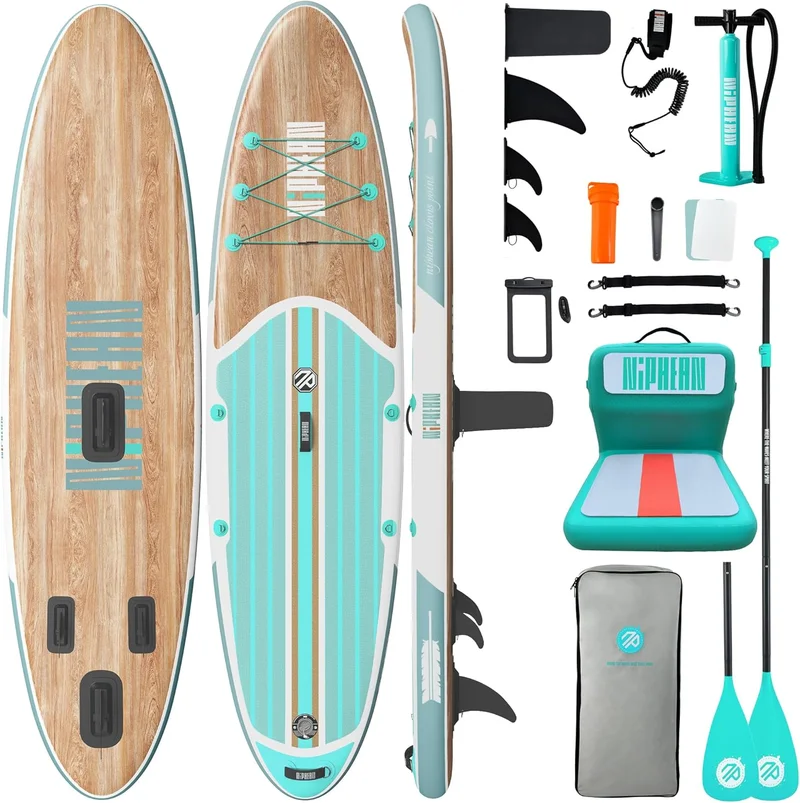 Niphean 10'6" Inflatable Paddle Board with Seat - Rank 7 in Best Inflatable Kayak of 2025