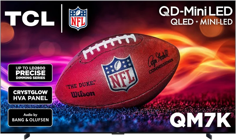 TCL 98-Inch QM7K 4K QLED Smart TV - Rank 7 in Best 95 Inch Tv of 2025