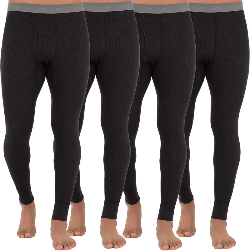 Fruit of the Loom Men's Recycled Waffle Thermal Underwear Bottoms - Rank 9 in Best Long Johns of 2025