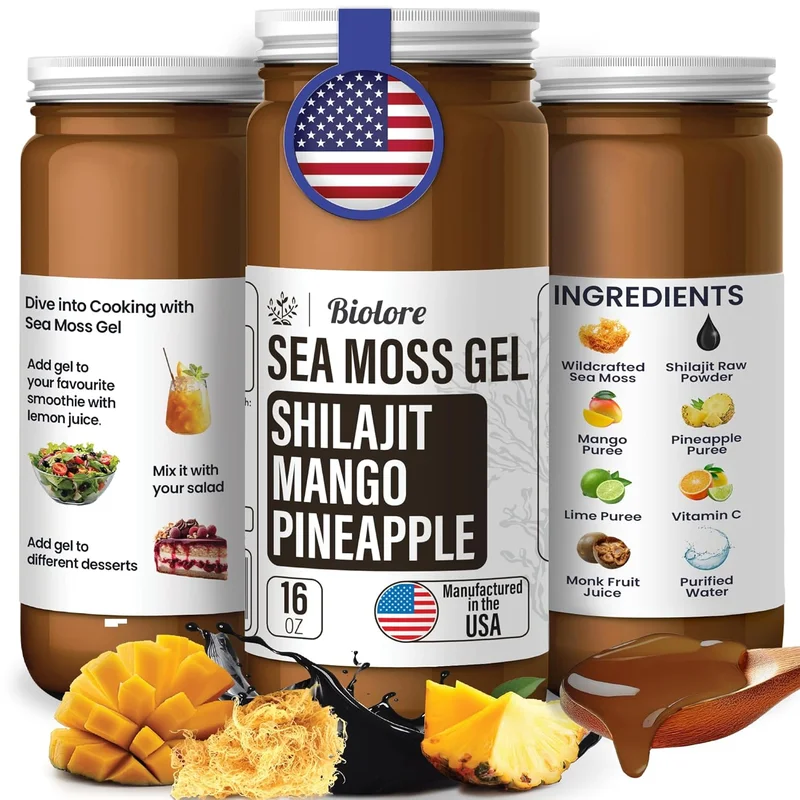 Biolore Sea Moss Gel with Shilajit - Rank 8 in Best Irish Sea Moss Gel of 2025