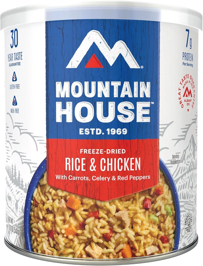 Mountain House Rice and Chicken Freeze Dried Food - Rank 10 in Best Emergency Food Supplier of 2025