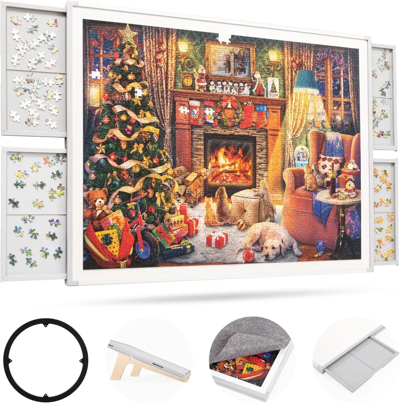 Ropoda 1500-Piece Rotating Puzzle Board - Rank 10 in Best Rotating Puzzle Board of 2025