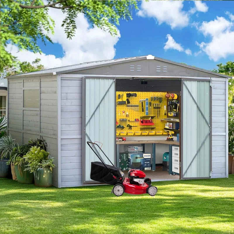 AEMSOFK 10x8 FT Wood Storage Shed - Rank 4 in Best Wooden Sheds of 2025