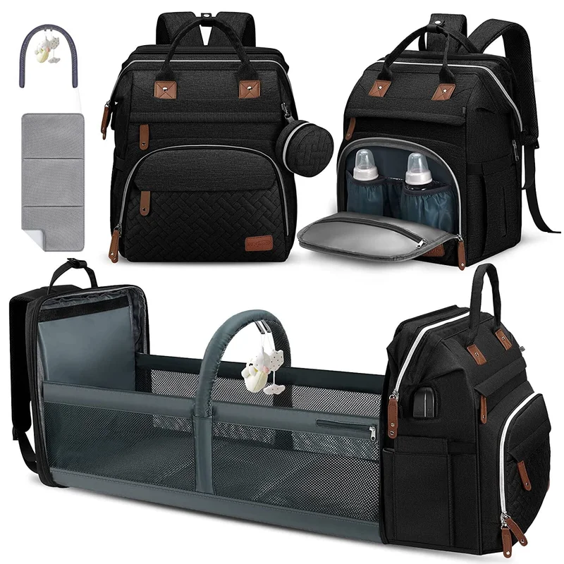 Derjunstar Large Capacity Diaper Bag Backpack - Rank 5 in Best Diaper Bags of 2025