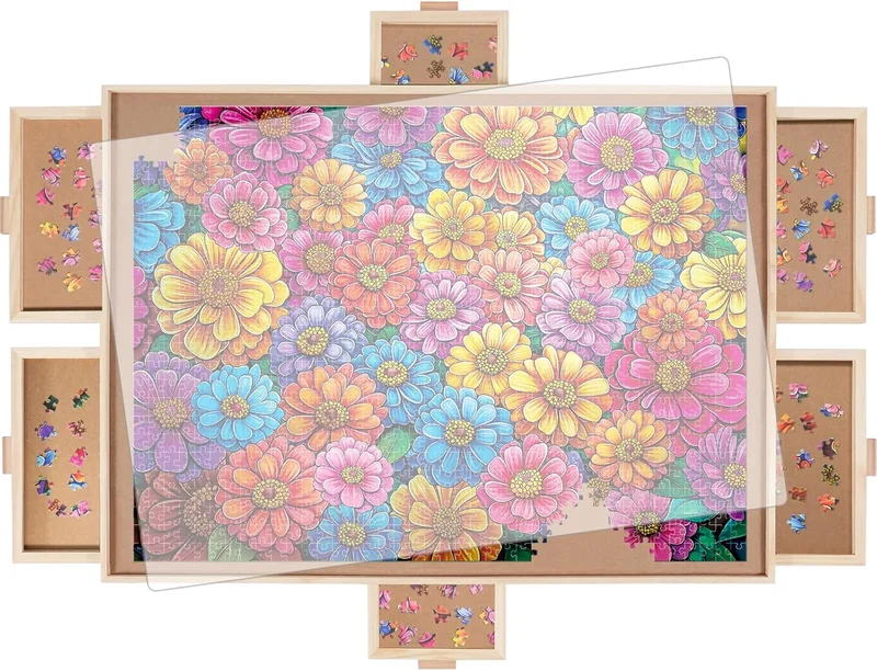 Dikashi 1500 Piece Rotating Puzzle Board - Rank 9 in Best Puzzle Boards of 2025