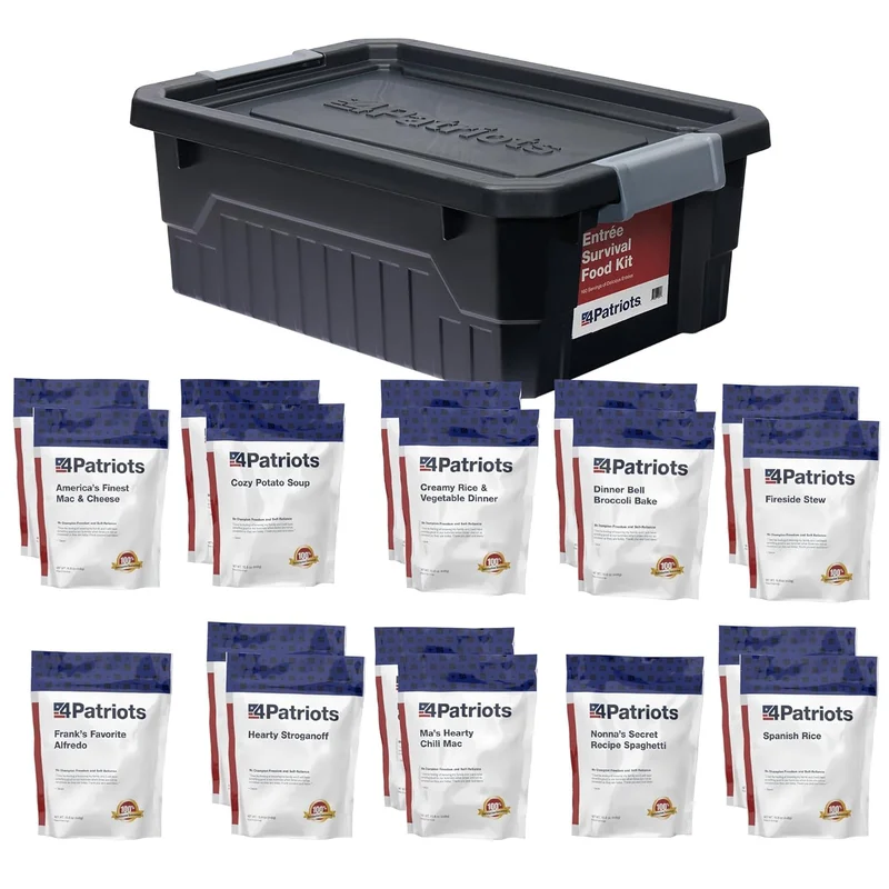 4Patriots Emergency Entree Food Kit - Rank 4 in Best Emergency Food Supplier of 2025