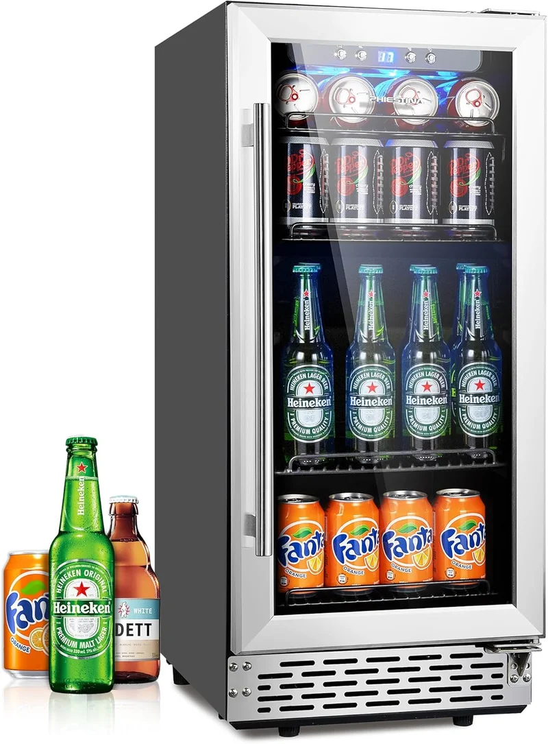 Phiestina 15-Inch Beverage Refrigerator - Rank 8 in Best Beverage Cooler of 2025