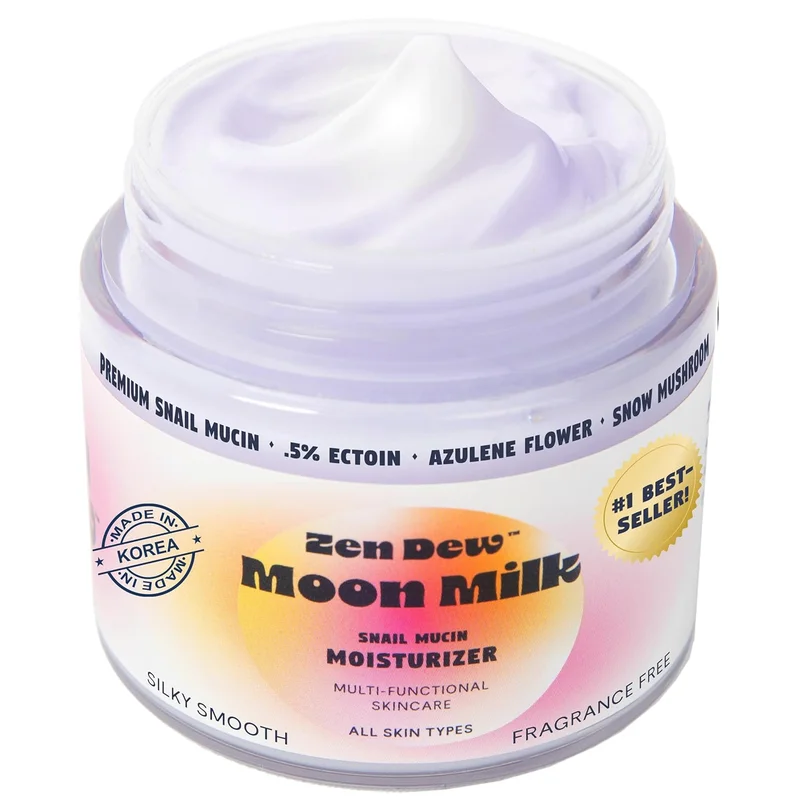 Zen Dew Moon Milk Glow Cream - Rank 8 in Best Snail Serum of 2025