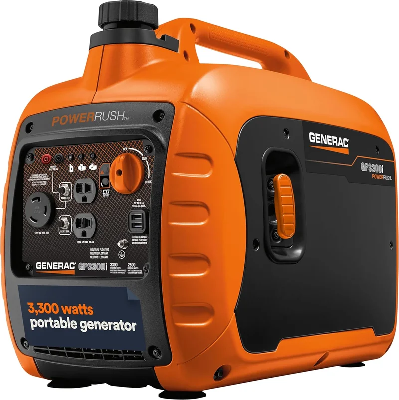 Generac GP3300i Portable Inverter Generator - Rank 9 in Best Generac Generators Prices of 2025