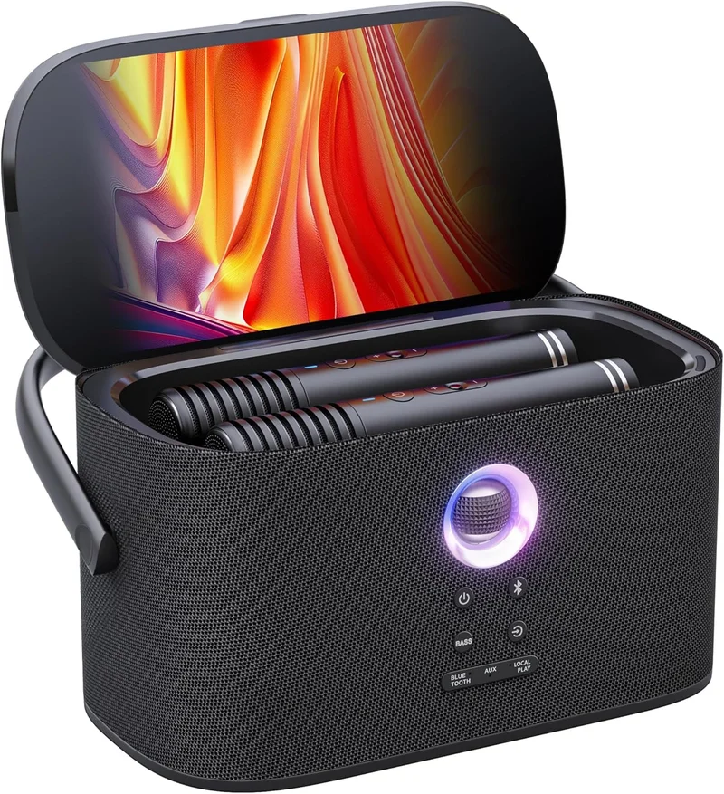 Ikarao Karaoke Machine with Built-in Display - Rank 2 in Karaoke Machines With Screen
