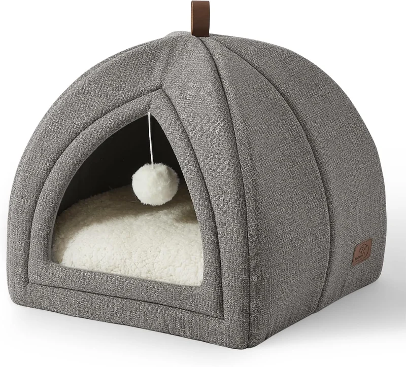Bedsure Cat Cave Bed with Cushion - Rank 8 in Best Cat Cave of 2025