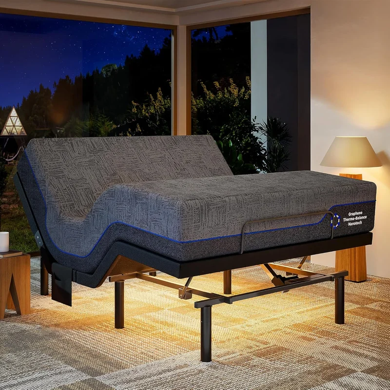 Marsail NS0 Adjustable Base Mattress Set, Queen - Rank 9 in Best Adjustable Mattress Base of 2025